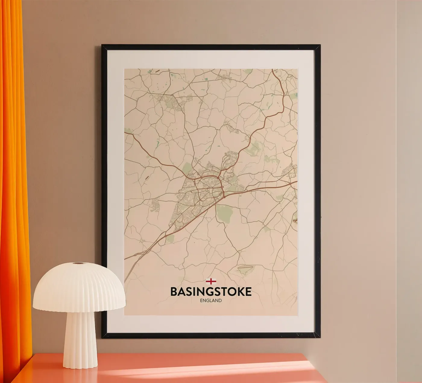 Basingstoke UK poster van Jacob W MICKELSON