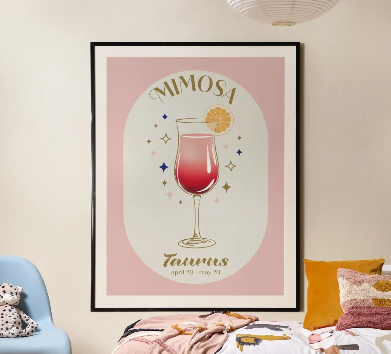 Mimosa Cocktail Sternzeichen Hahnemühle von cafelab