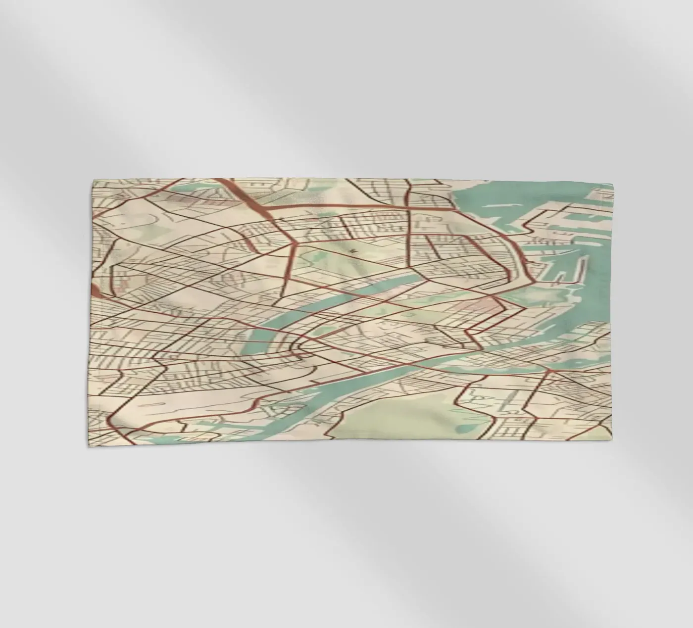 Copenhagen DK strandhanddoek van Jacob W MICKELSON