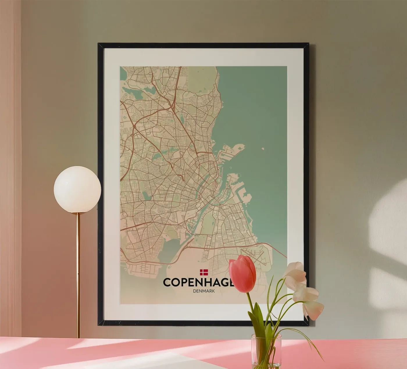 Copenhagen DK poster van Jacob W MICKELSON