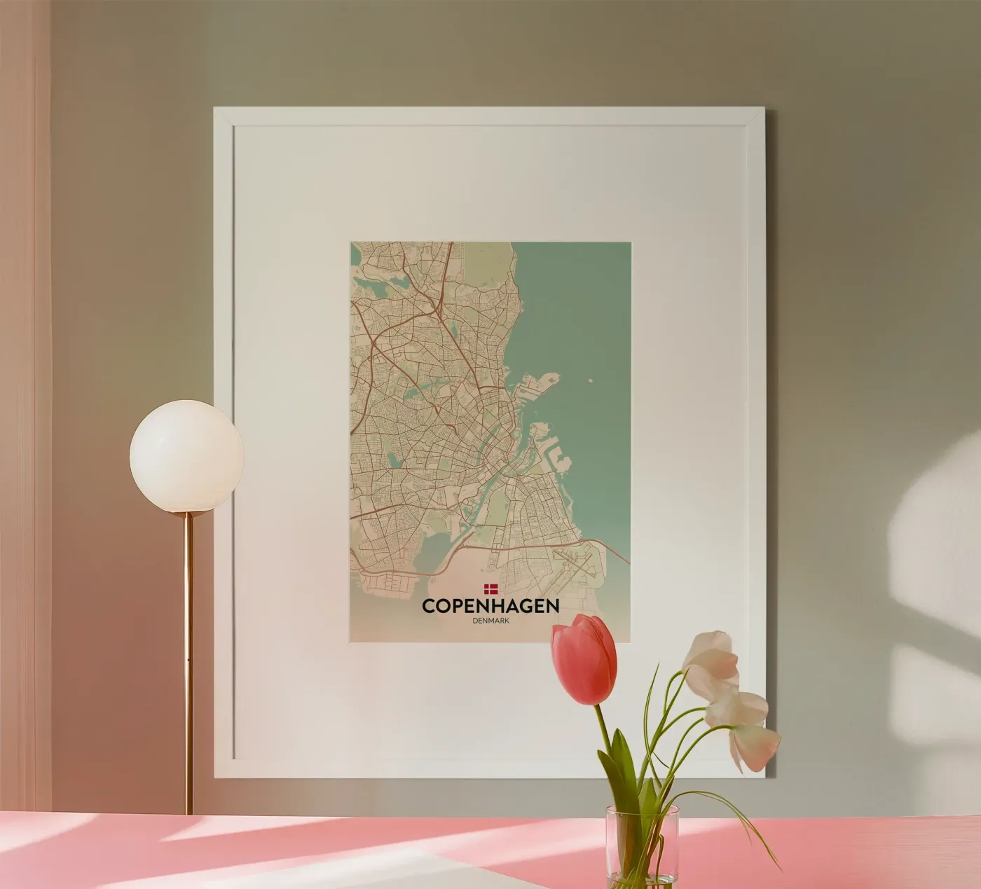 Copenhagen DK poster van Jacob W MICKELSON