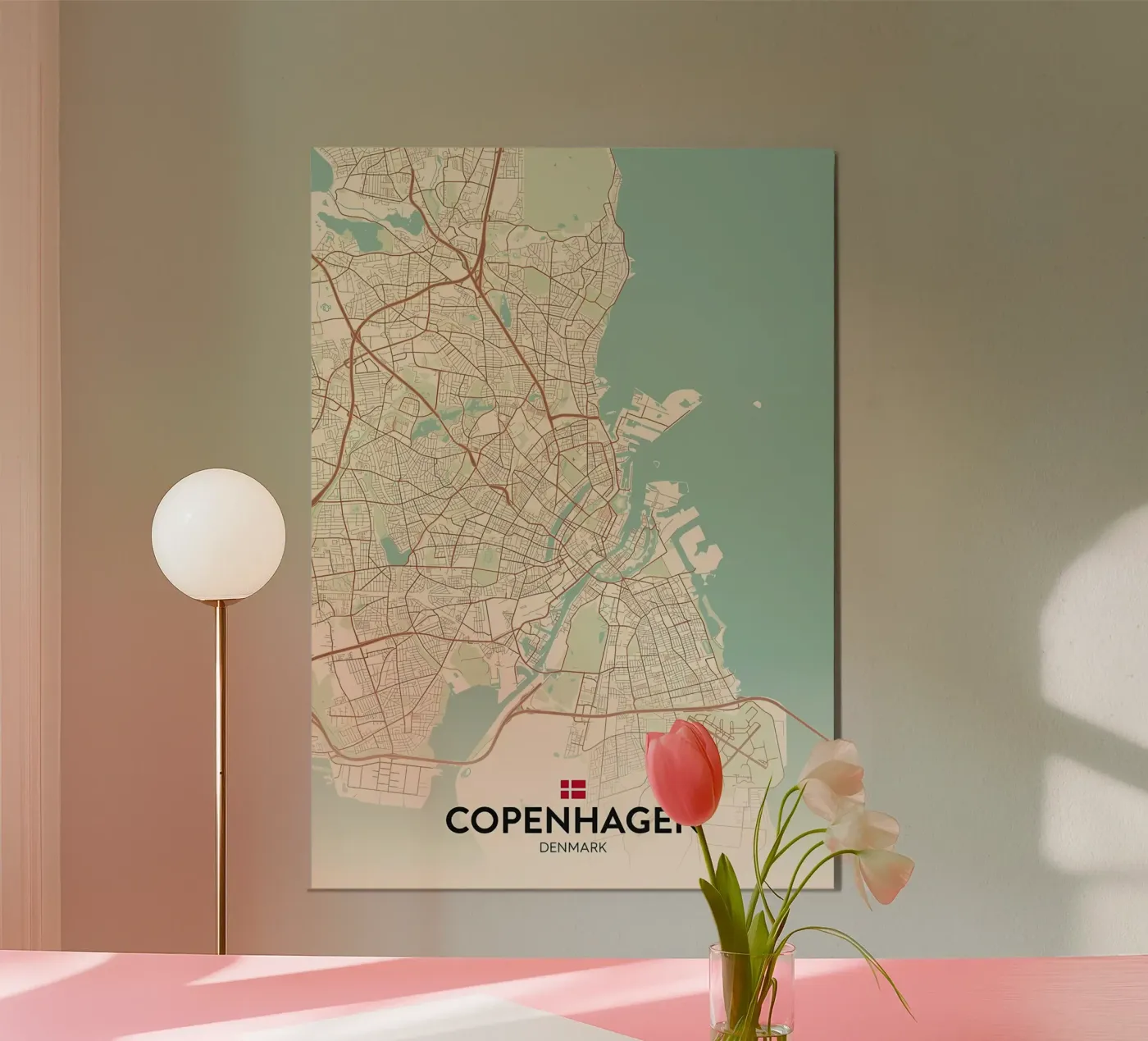 Copenhagen DK poster van Jacob W MICKELSON