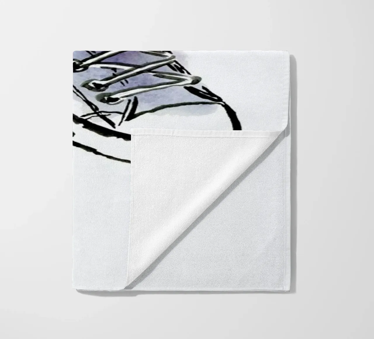 Shoe beach towel by Farina Kuklinski