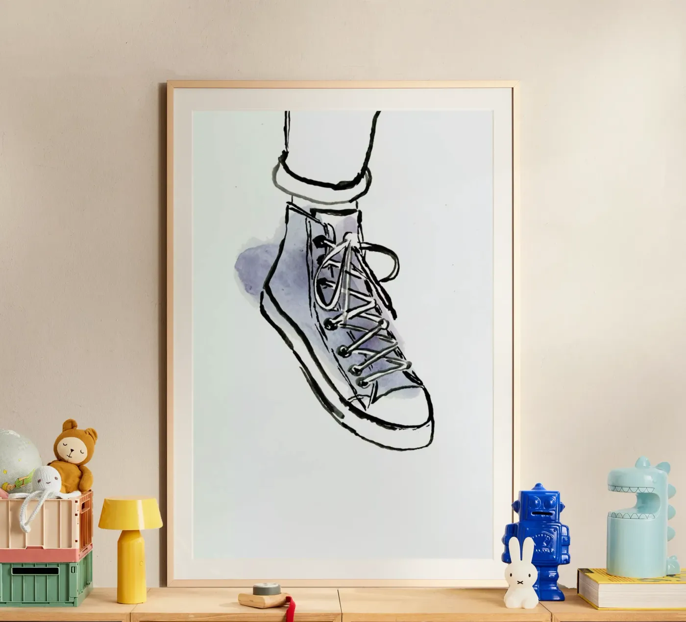 Shoe Poster von Farina Kuklinski