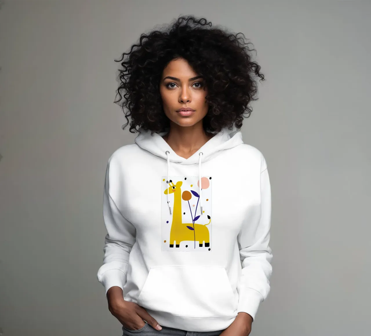 Stand Tall felpa con cappuccio da Little Flourishes
