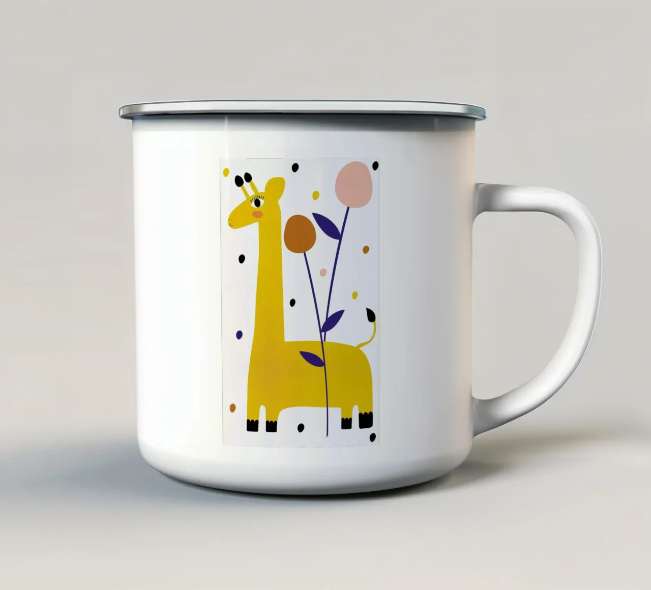 Stand Tall tazza in smalto da Little Flourishes