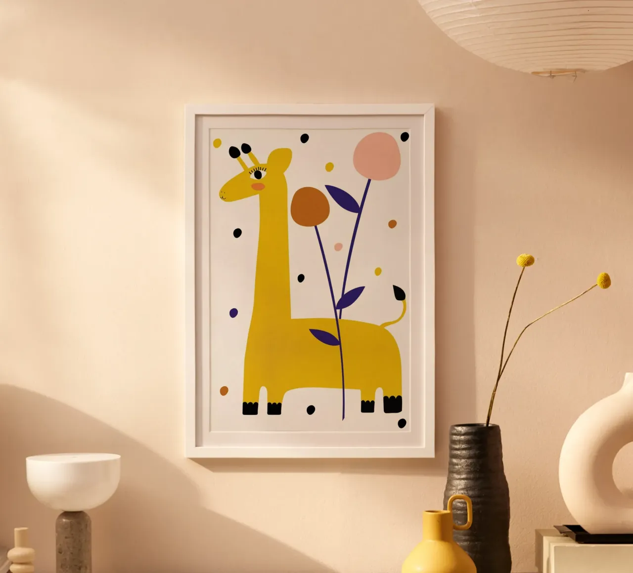 Stand Tall poster con telaio in plastica da Little Flourishes