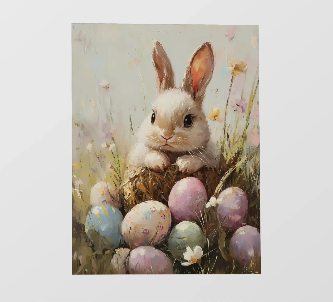 Coniglietto di Pasqua telo in pvc da IamHomeStudio