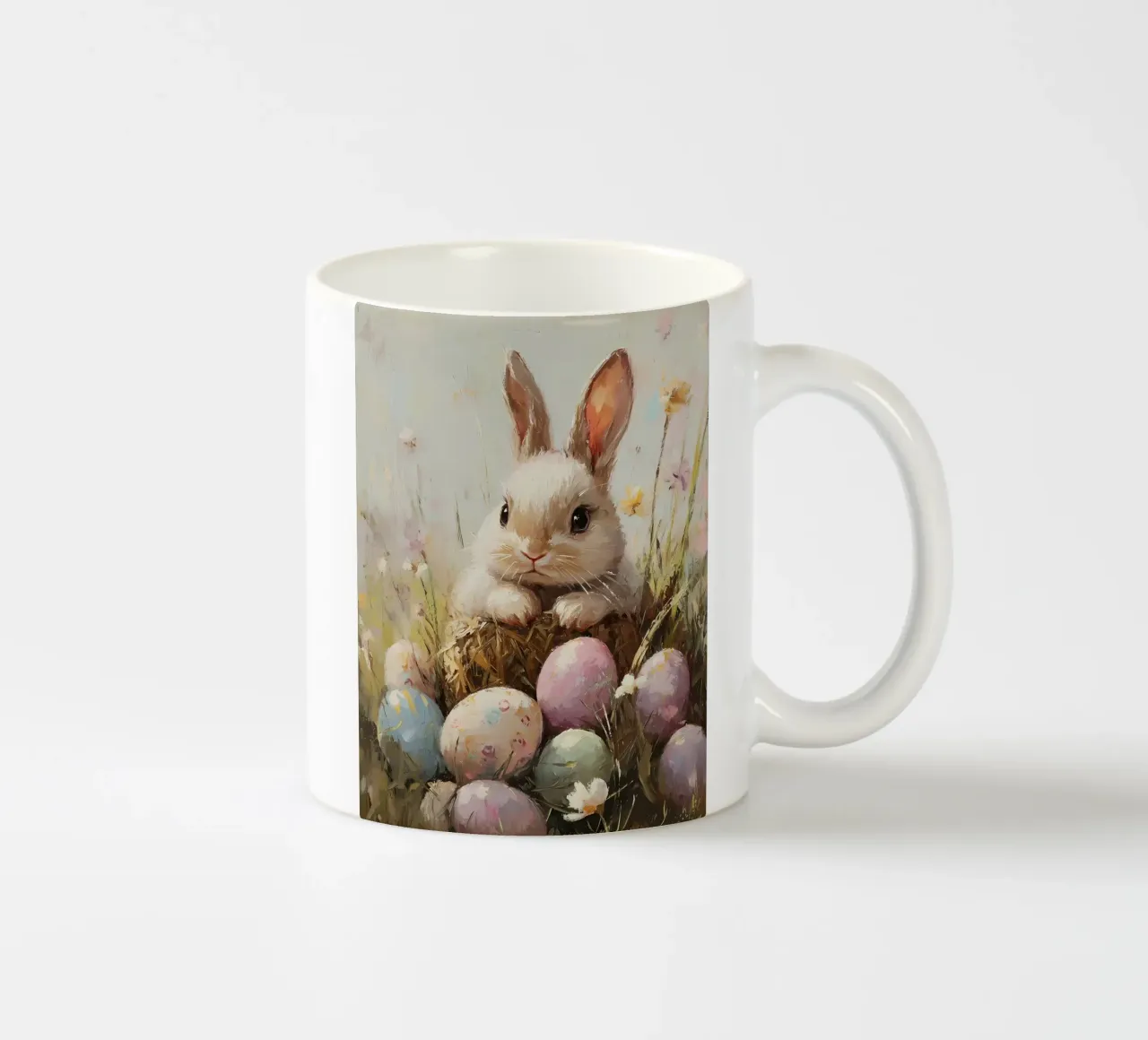Coniglietto di Pasqua tazza in ceramica da IamHomeStudio