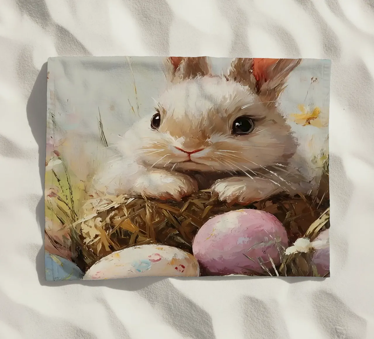 Coniglietto di Pasqua telo mare da IamHomeStudio