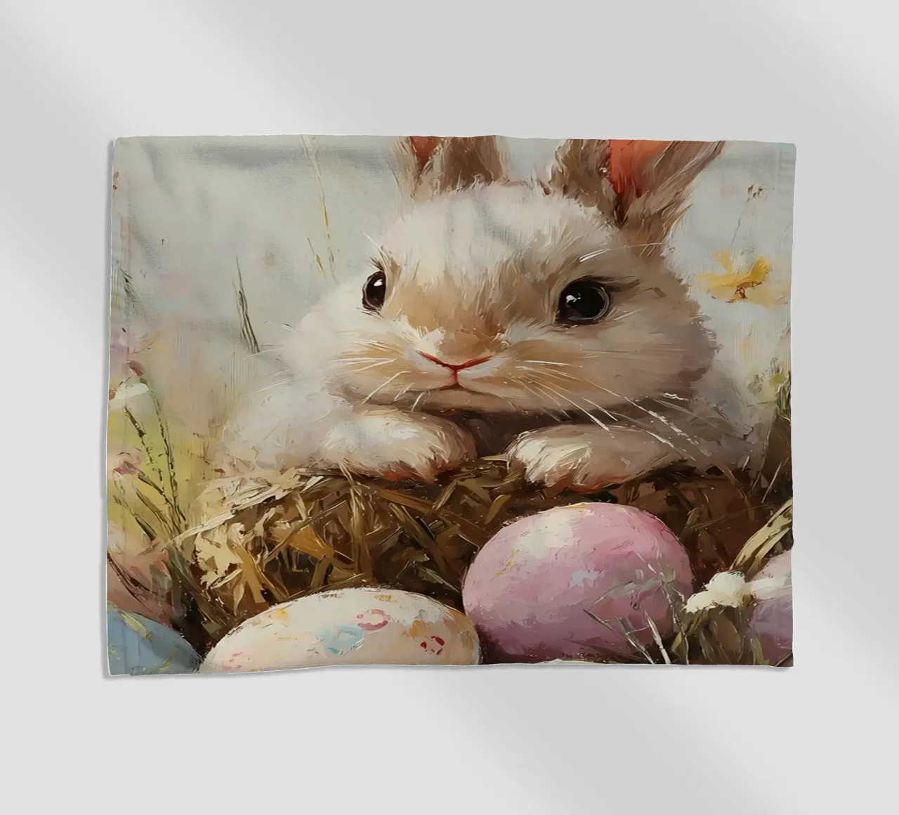 Coniglietto di Pasqua telo mare da IamHomeStudio