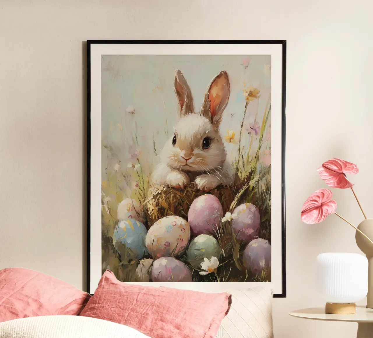 Conejo de Pascua hahnemühle de IamHomeStudio