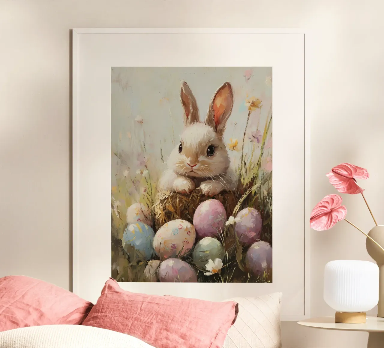 Conejo de Pascua hahnemühle de IamHomeStudio