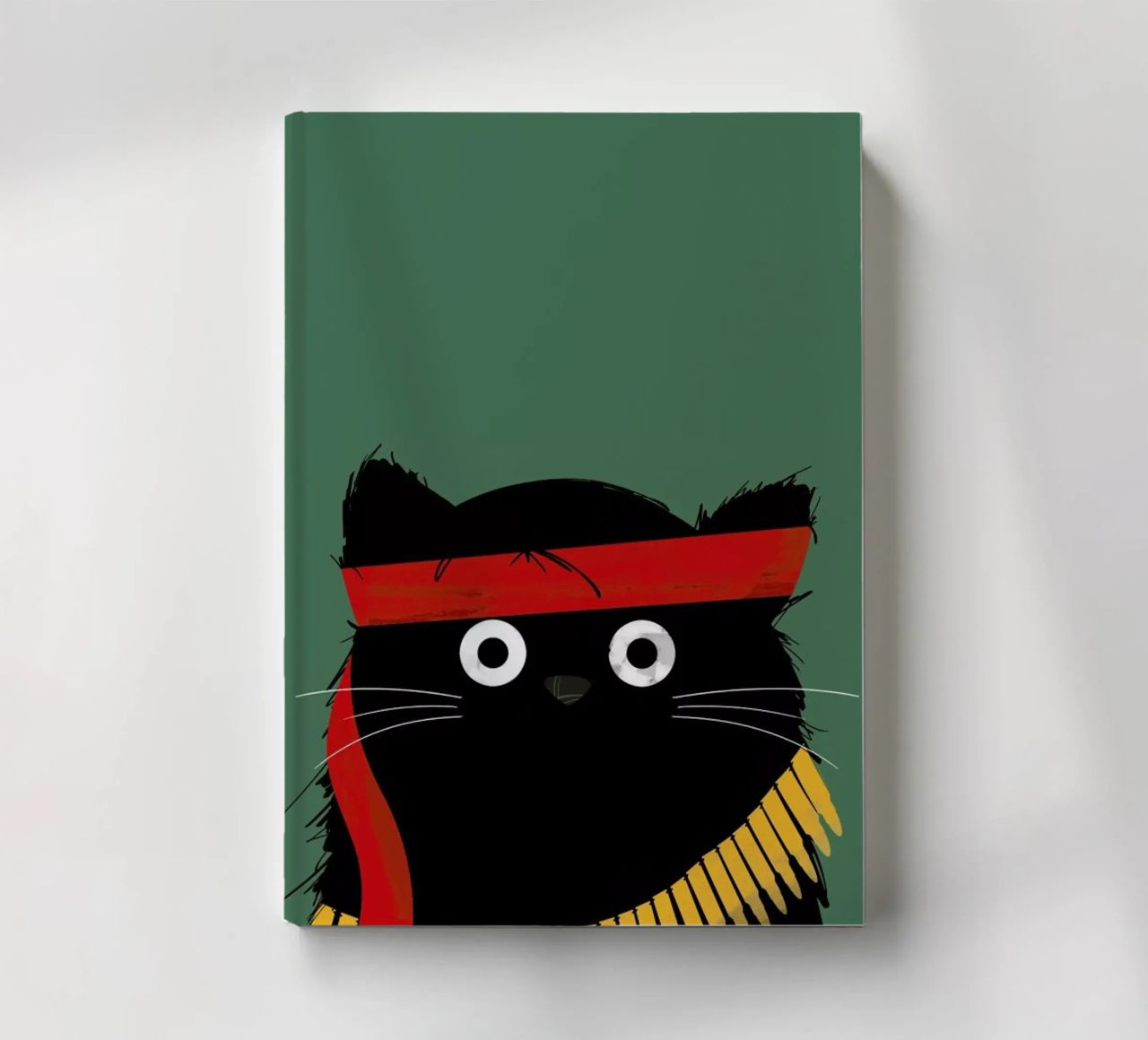 Cat - Rambo notebook by Doozal