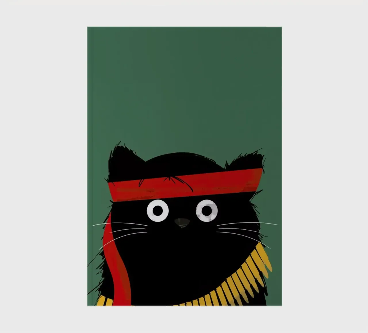 Cat - Rambo notebook by Doozal