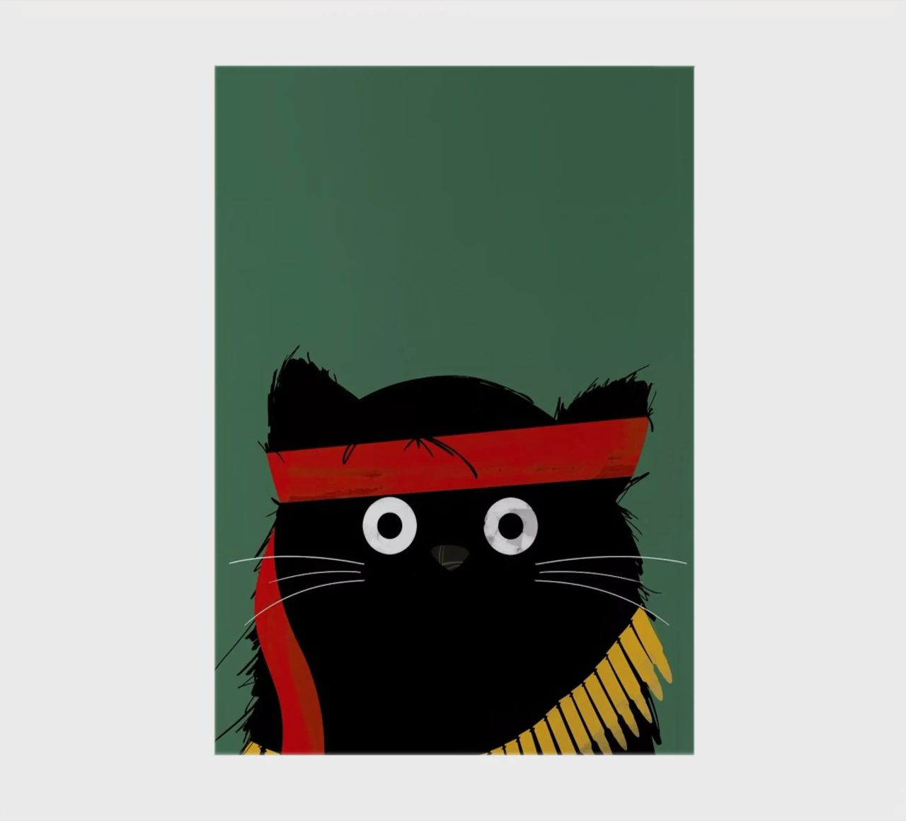 Cat - Rambo notebook by Doozal