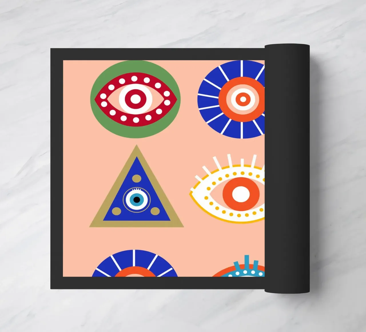 Evil Eye deurmat van Dharma