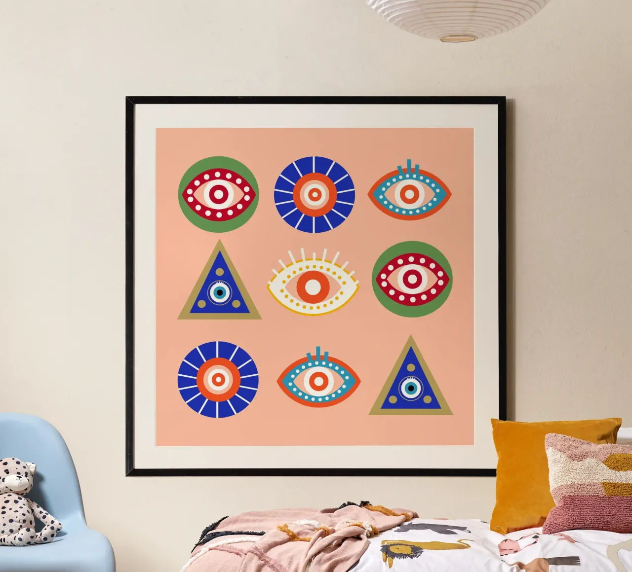 Evil Eye carta hahnemühle da Dharma
