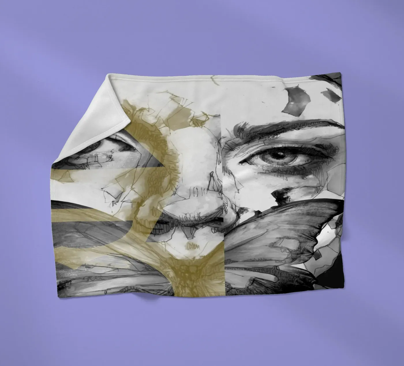 farfalla1 coperta in pile da k i m