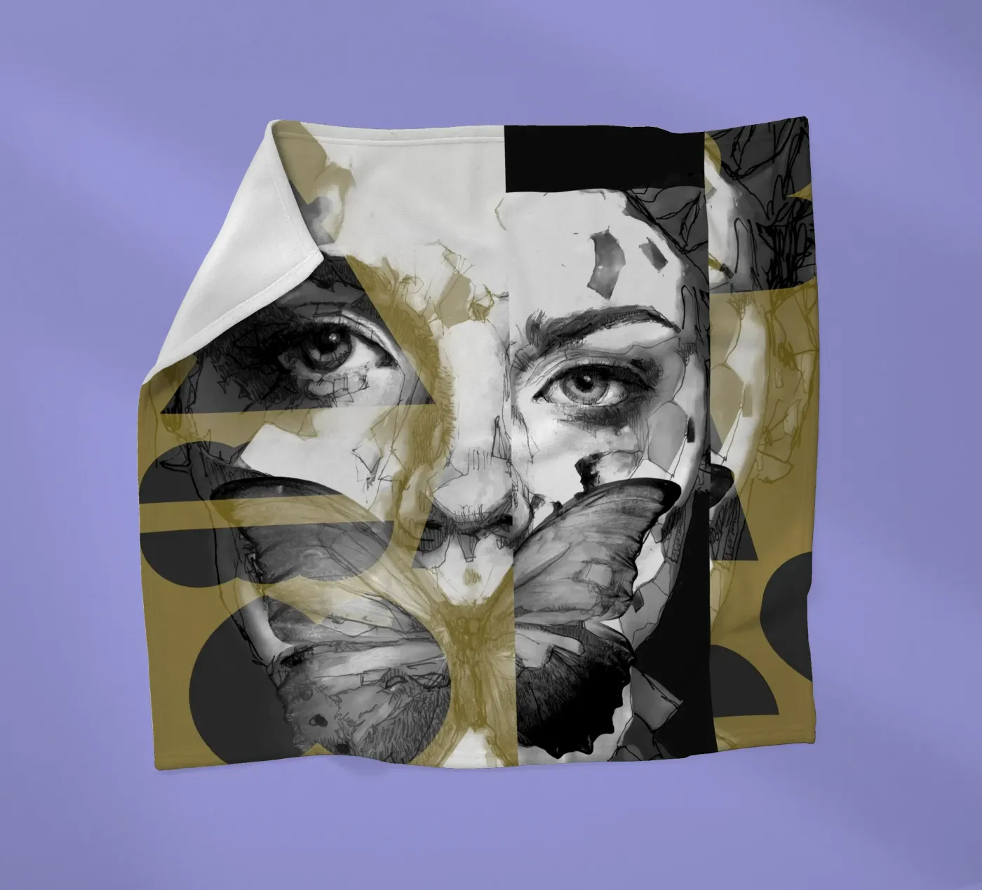 farfalla1 coperta in pile da k i m