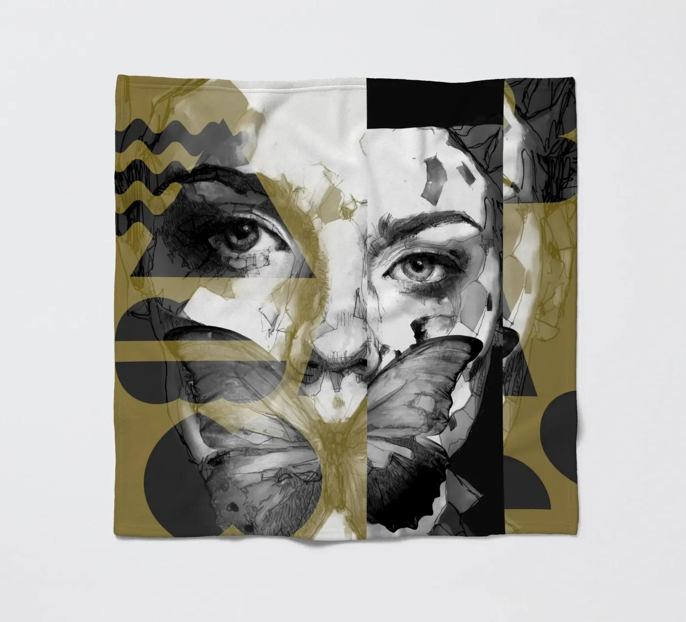 farfalla1 coperta in pile da k i m