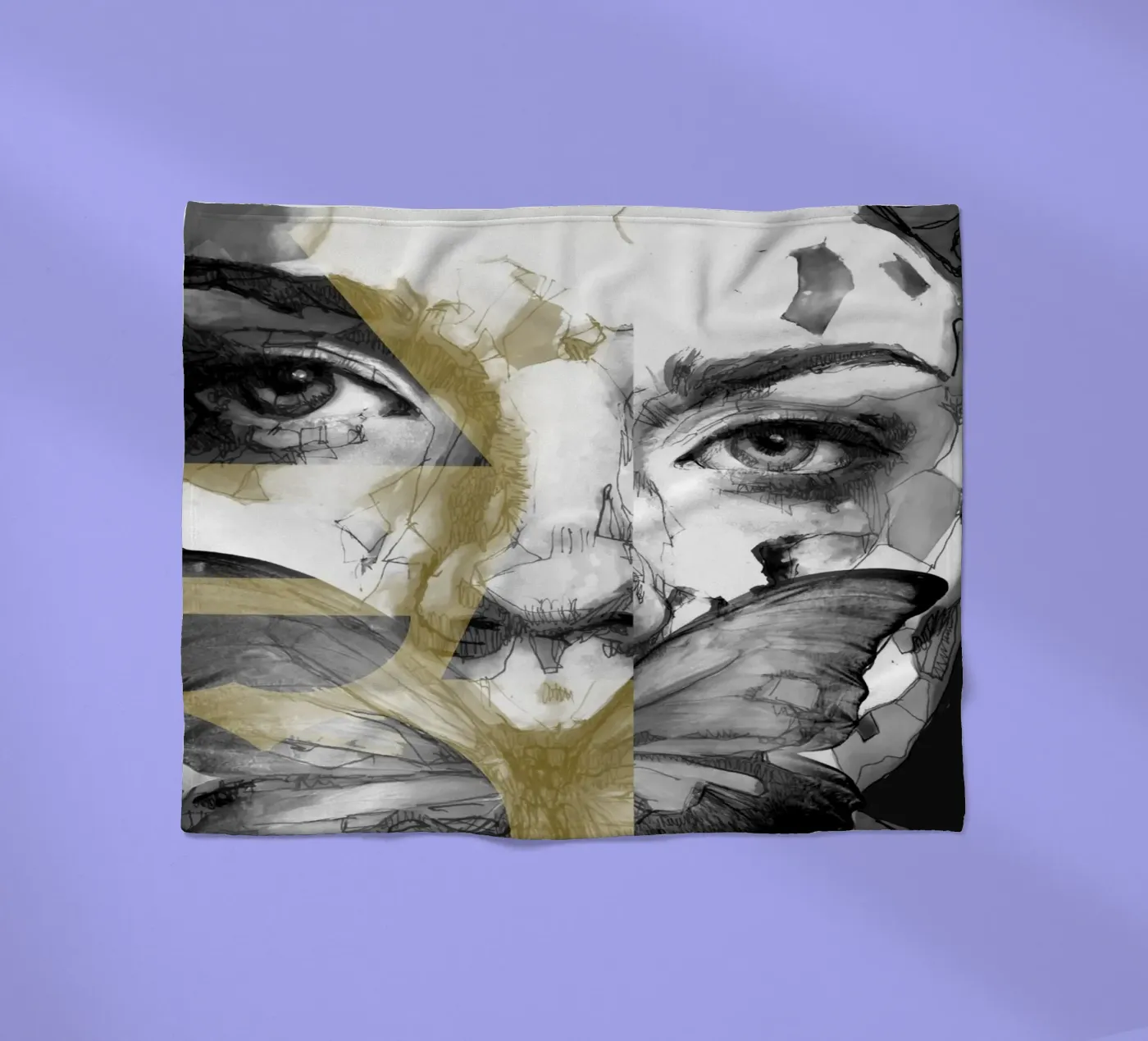 farfalla1 coperta in pile da k i m