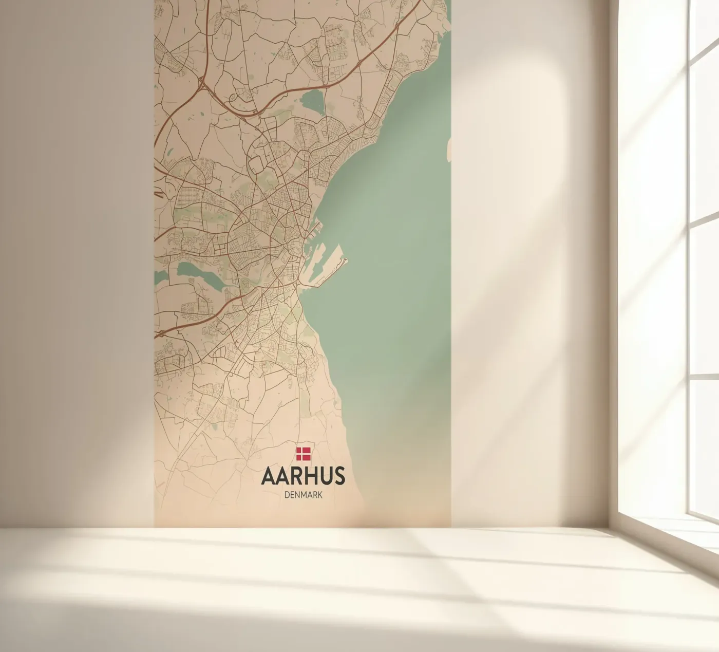 Aarhus DK fotobehang van Jacob W MICKELSON
