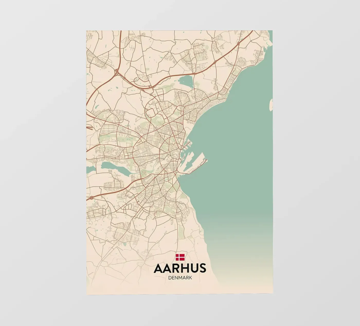 Aarhus DK fotobehang van Jacob W MICKELSON