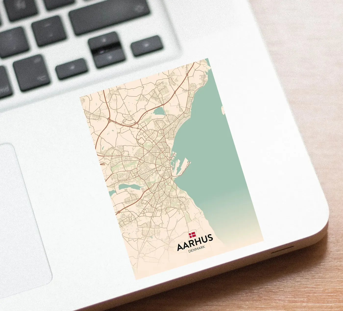Aarhus DK sticker by Jacob W MICKELSON