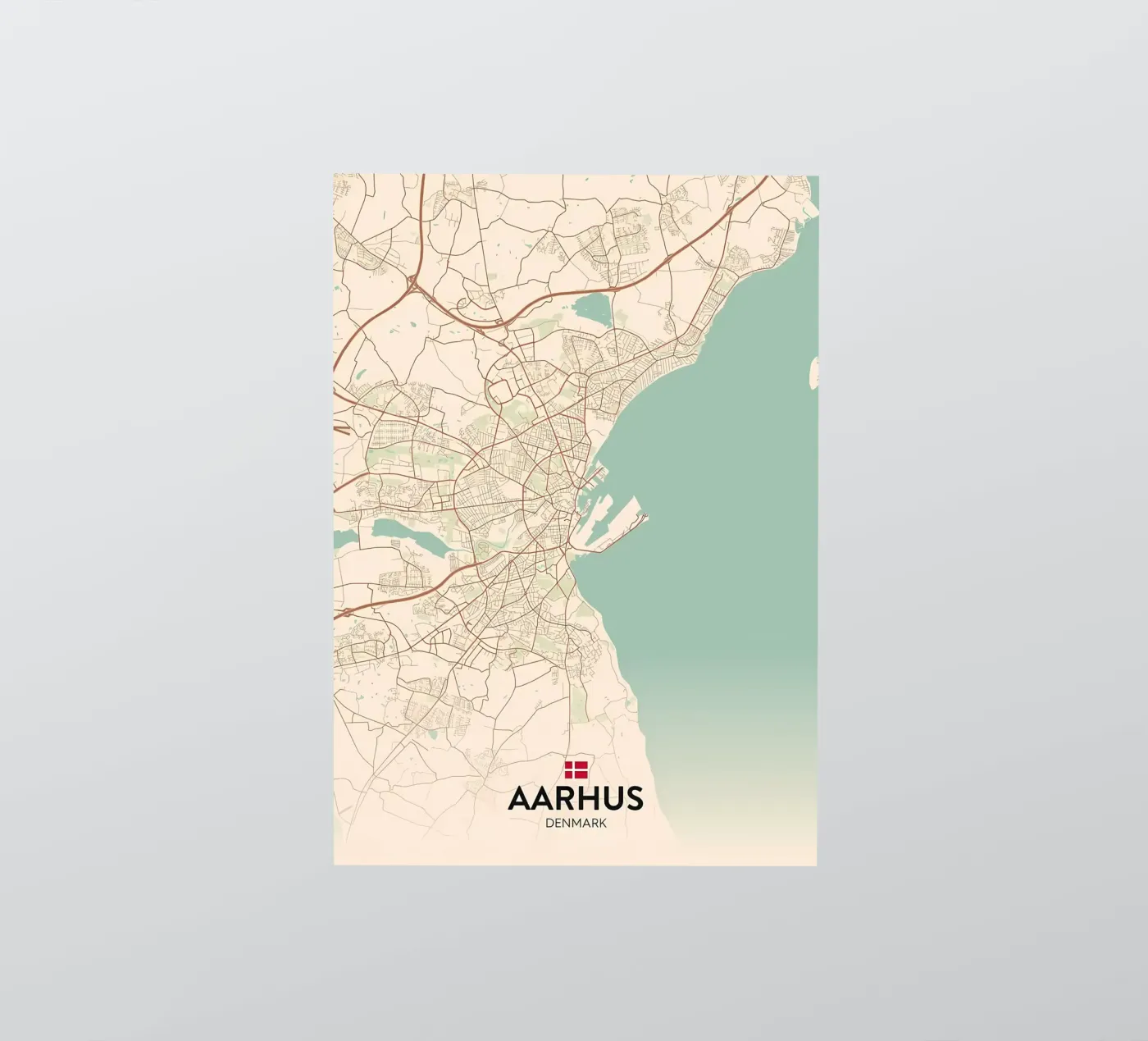 Aarhus DK sticker by Jacob W MICKELSON