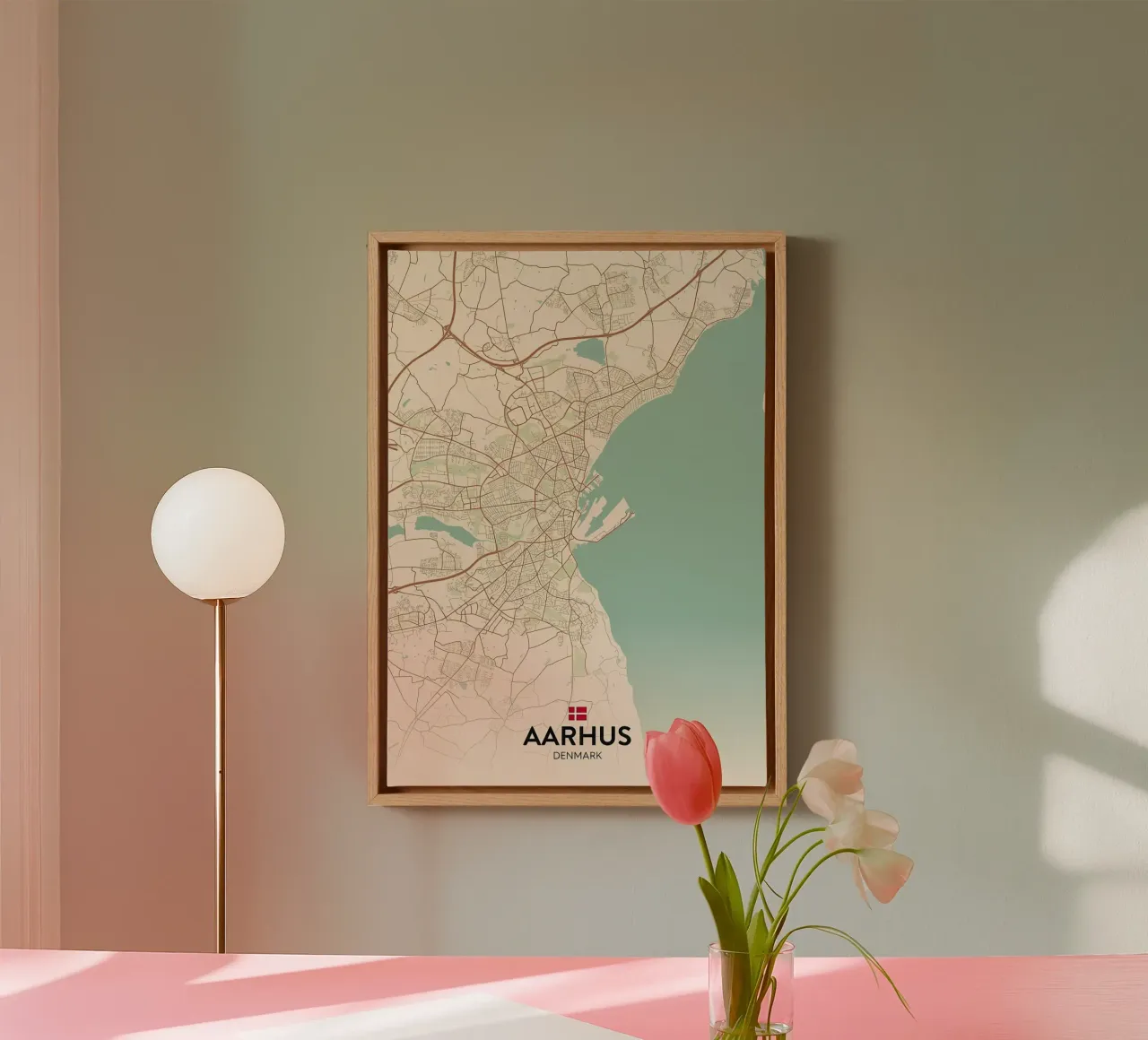 Aarhus DK canvas by Jacob W MICKELSON