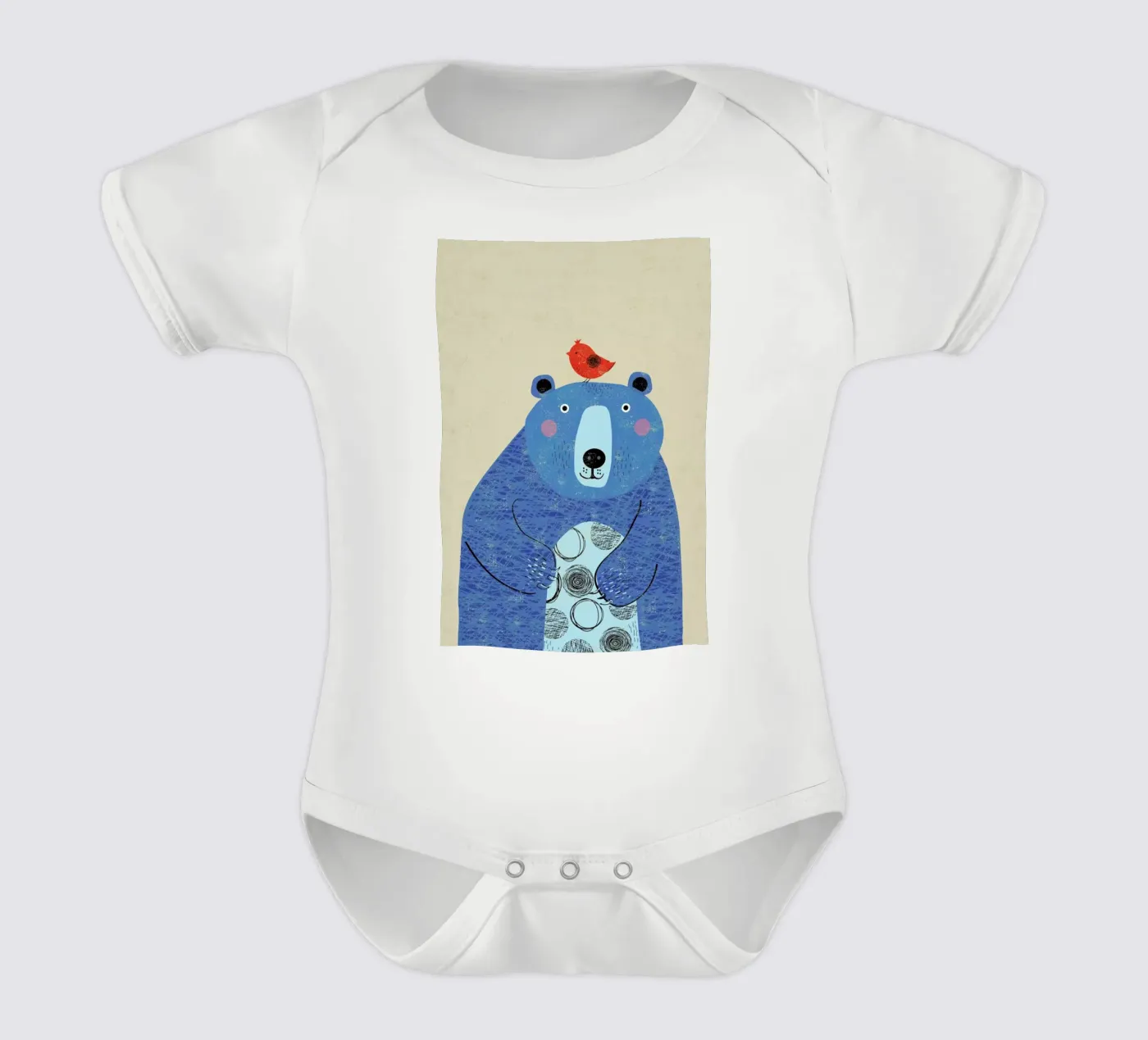 Bear babyrompertje korte mouwen van Rocket68