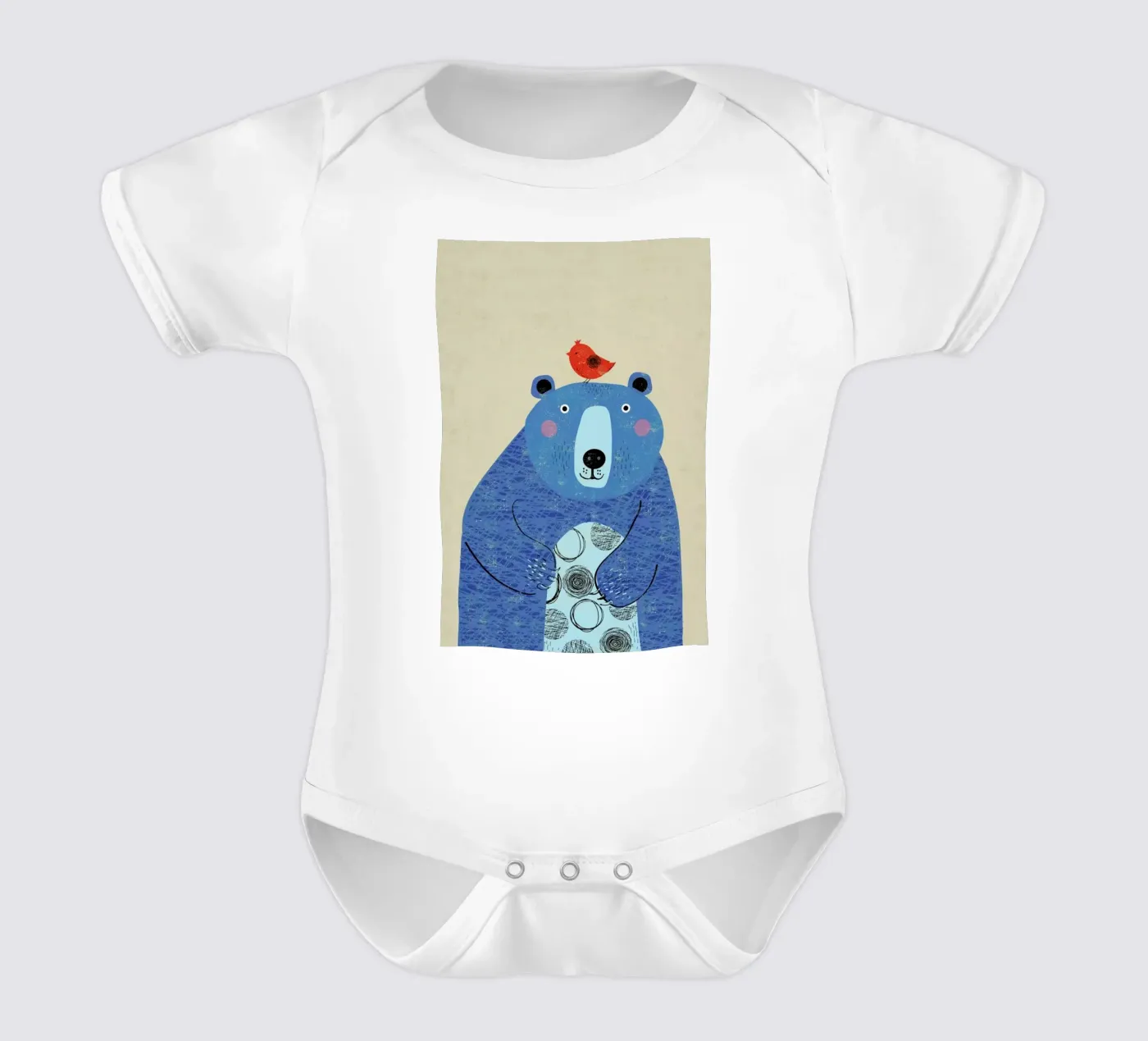 Bear babyrompertje korte mouwen van Rocket68