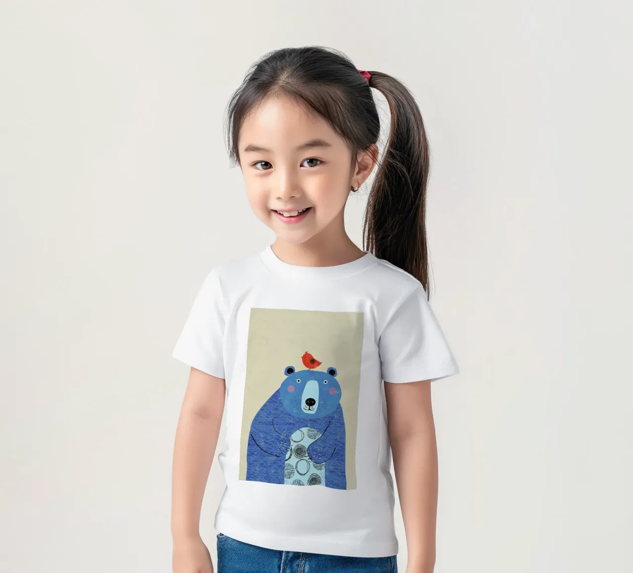 Bear kinder t-shirt van Rocket68