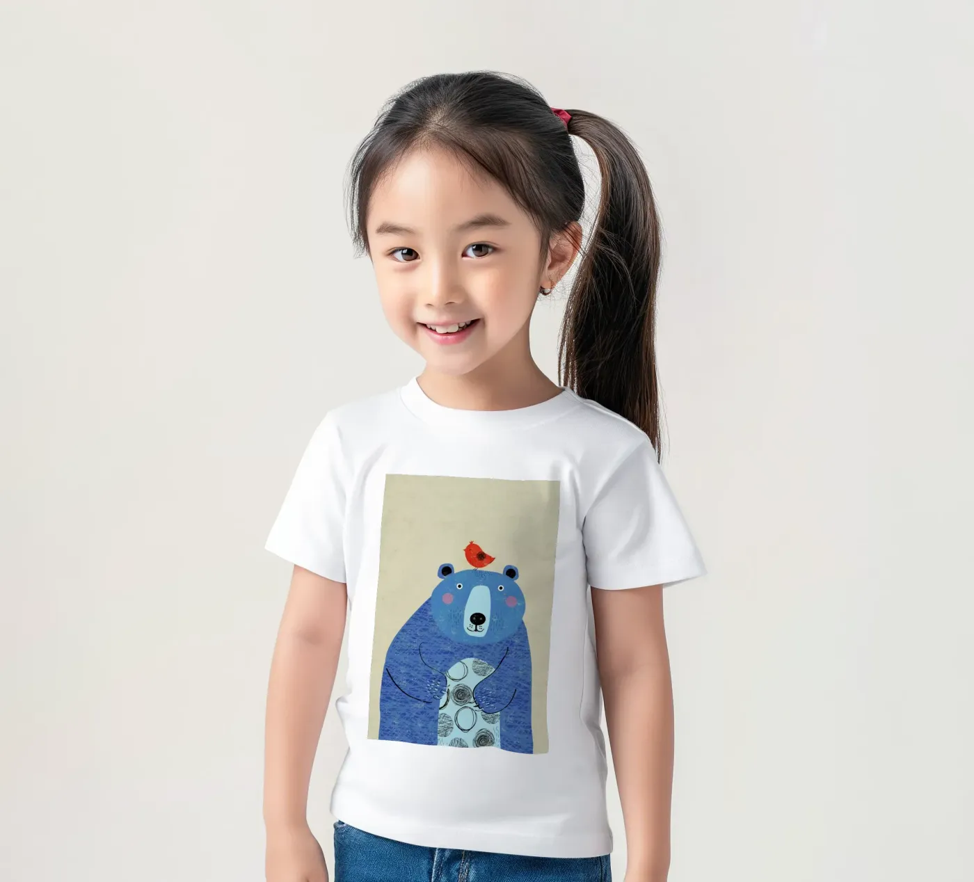 Bear t-shirt bambini da Rocket68