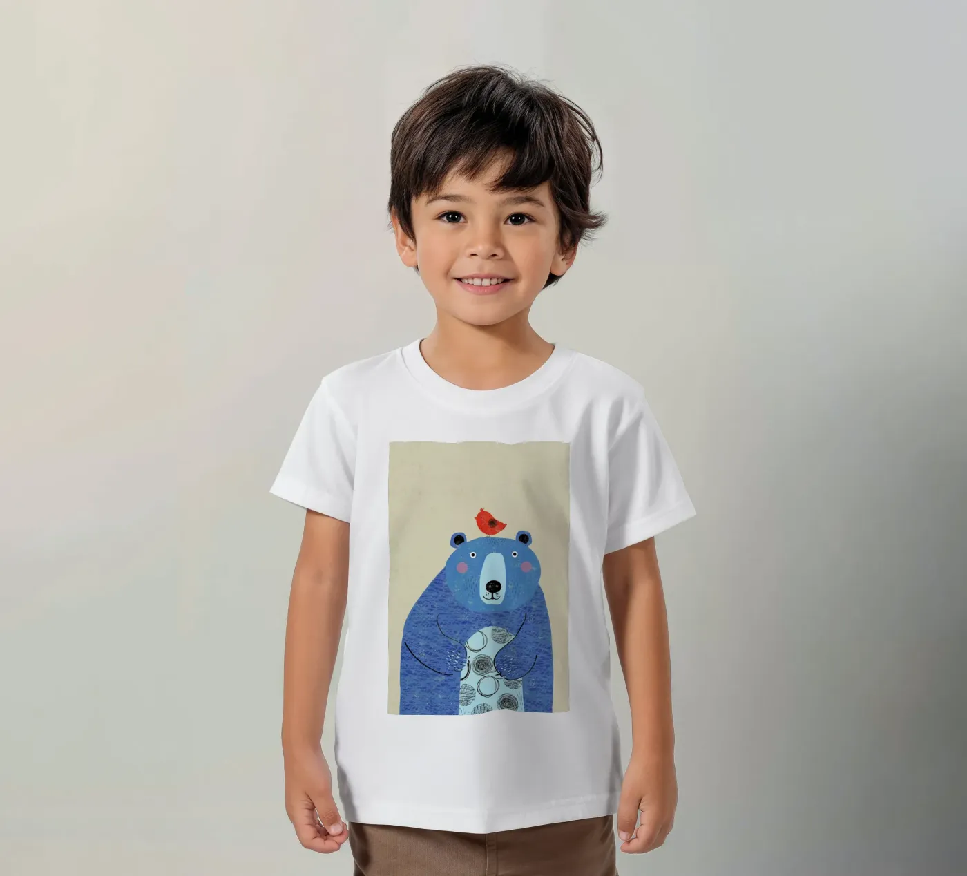 Bear t-shirt bambini da Rocket68