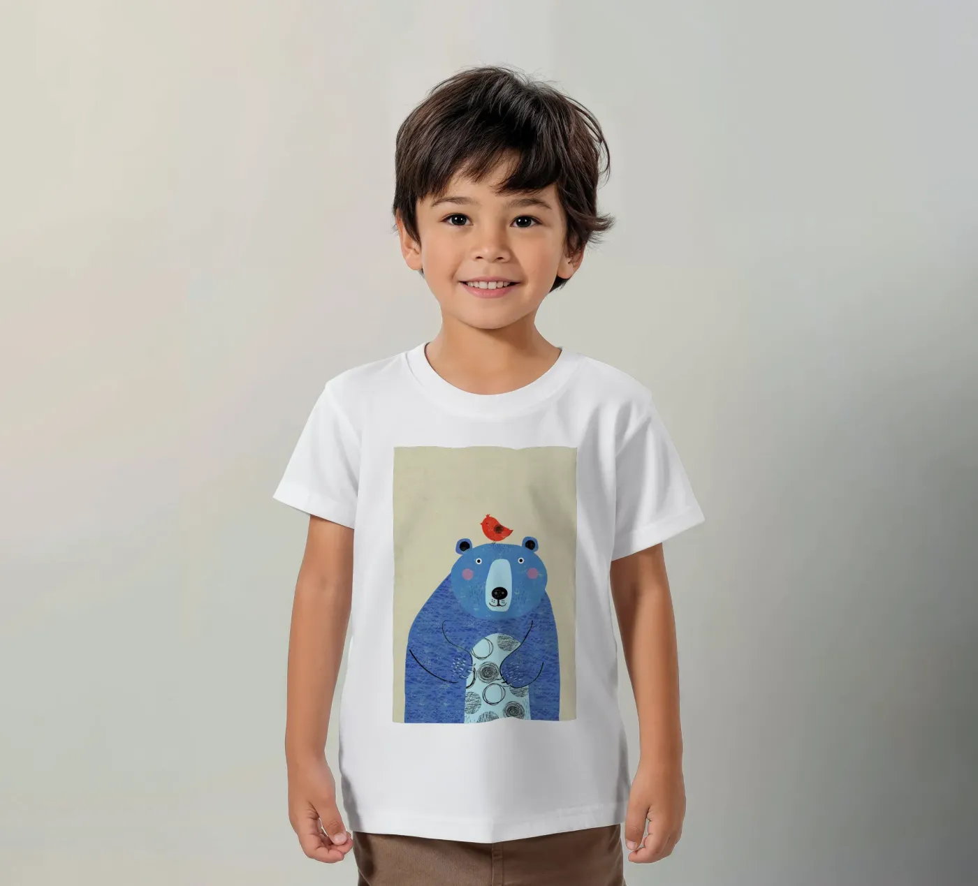 Bear Kinder T-Shirt von Rocket68