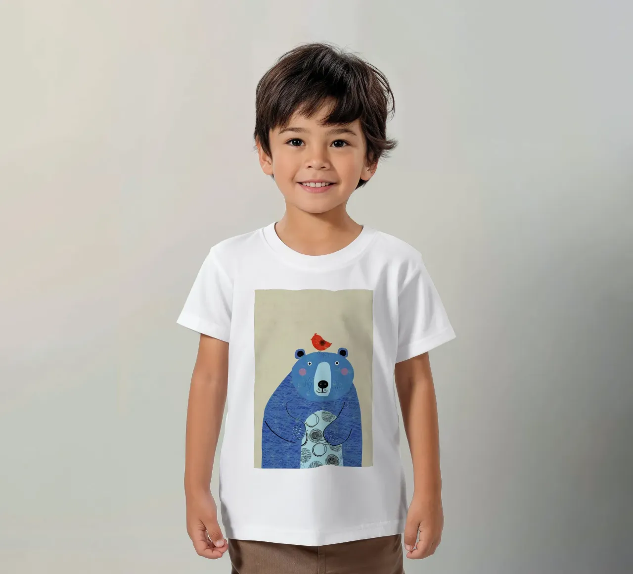 Bear kinder t-shirt van Rocket68