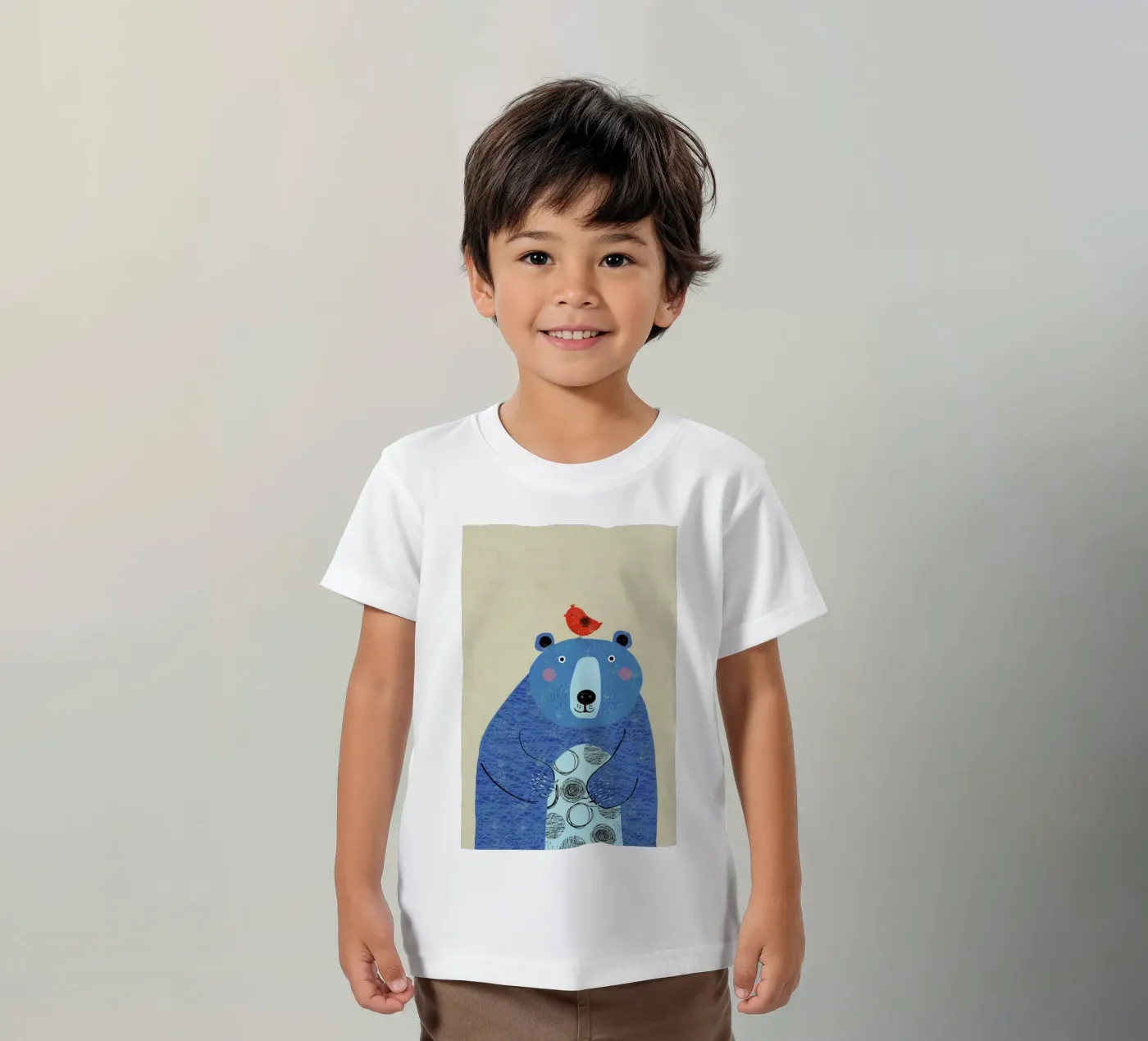 Bear t-shirt bambini da Rocket68