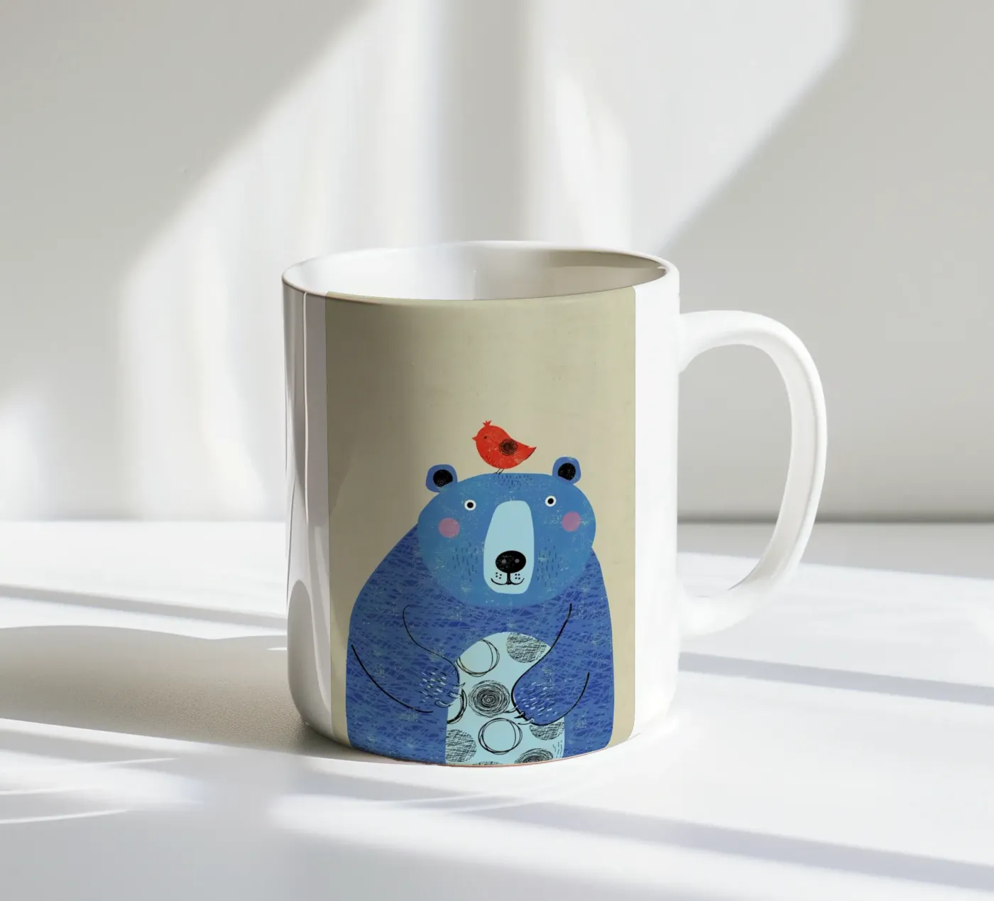 Bear ceramic mug by Rocket68