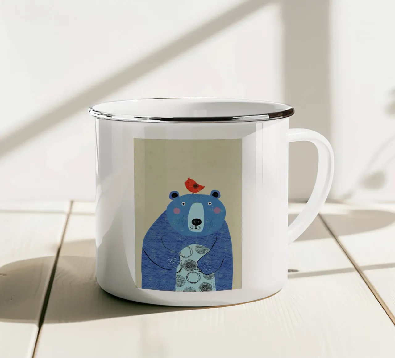Bear tazza in smalto da Rocket68