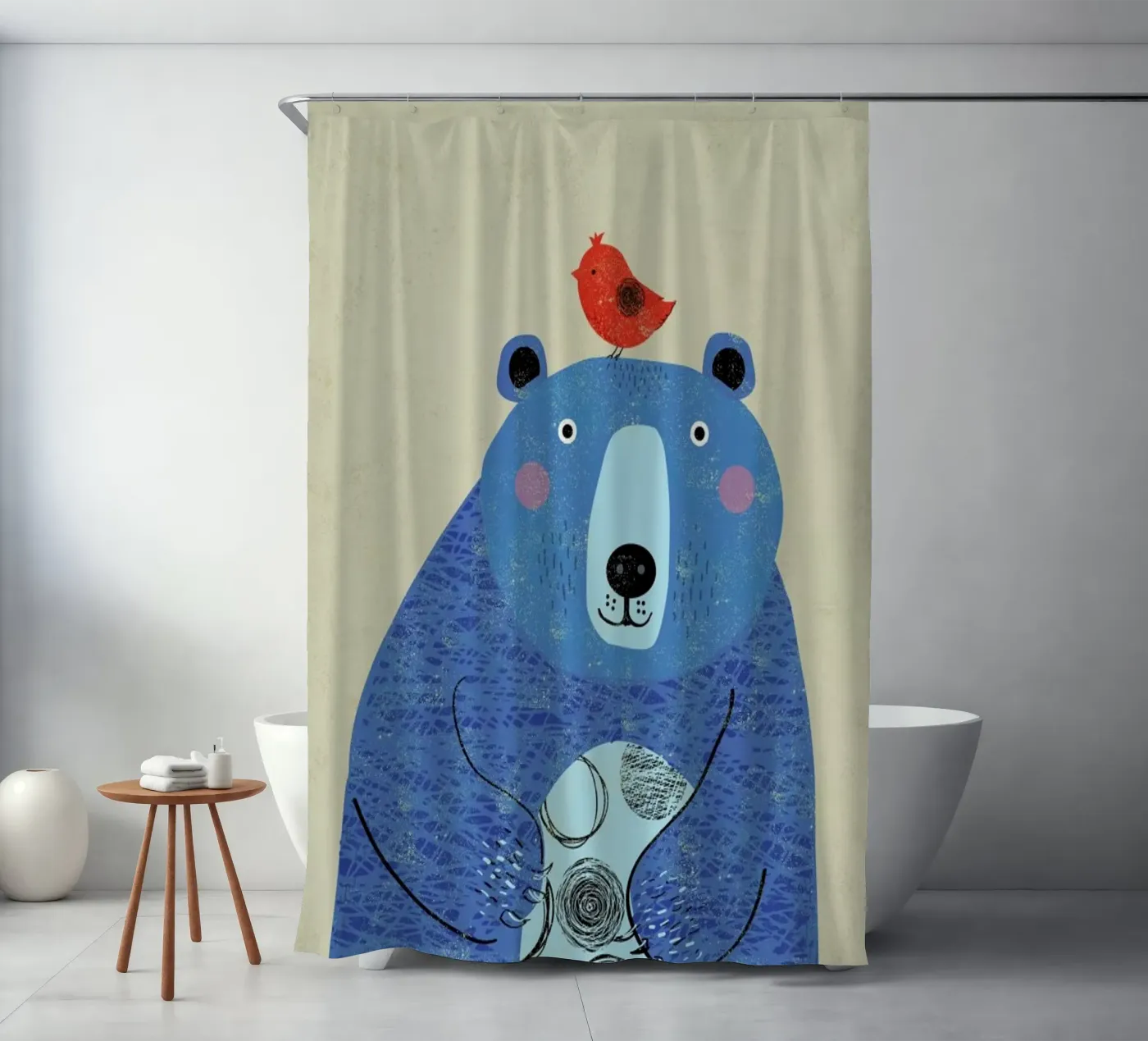 Bear Duschvorhang von Rocket68