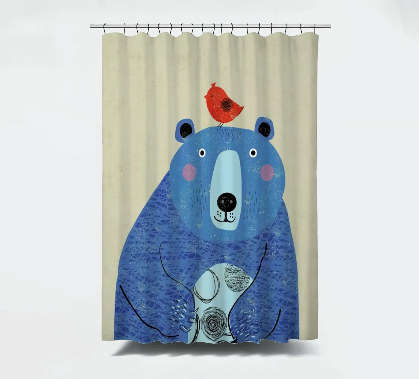 Bear Duschvorhang von Rocket68