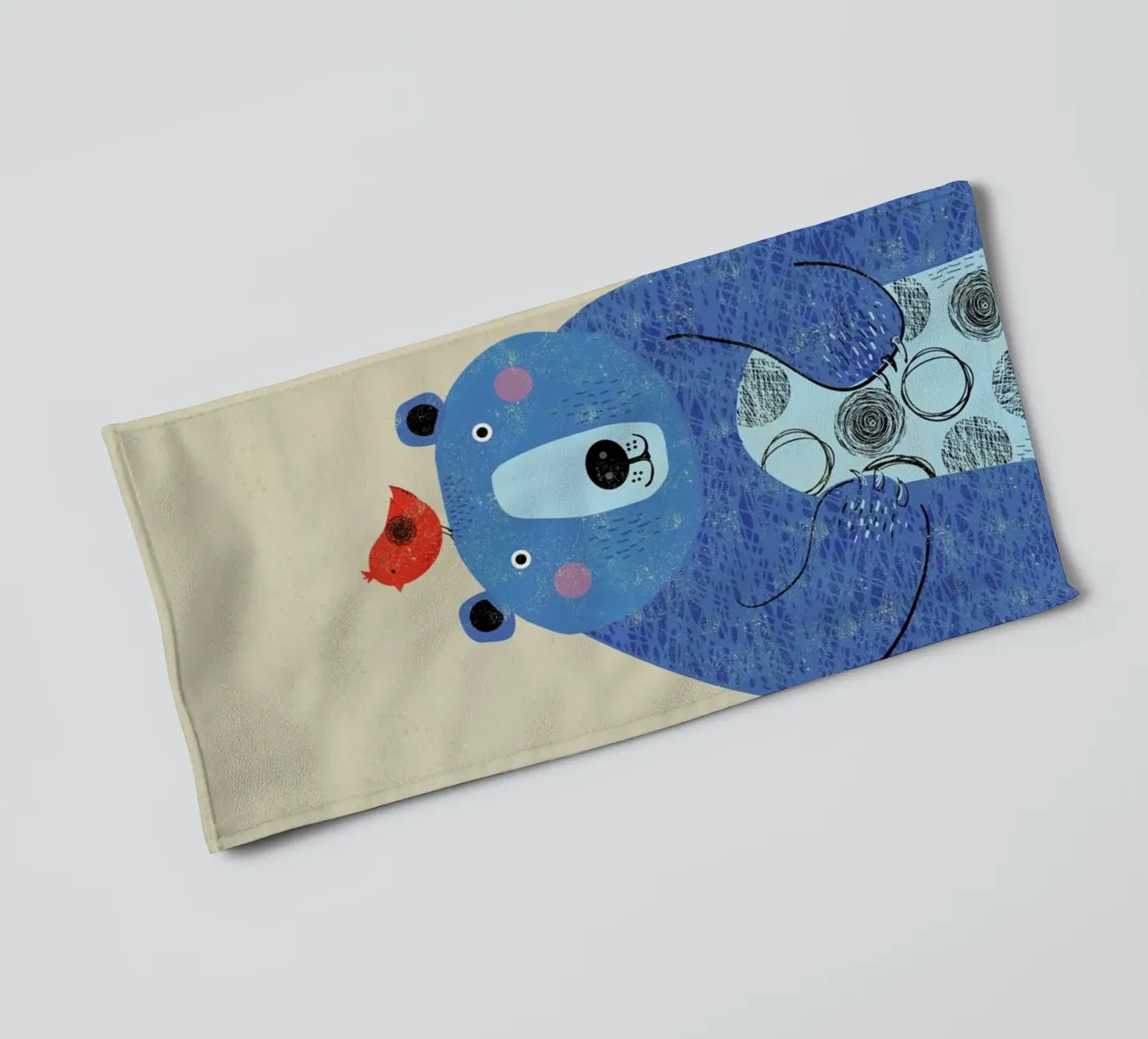 Bear towel by Rocket68