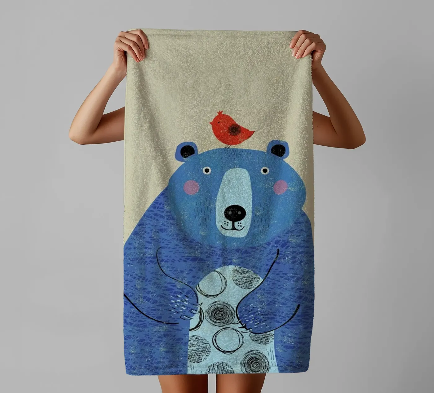 Bear towel by Rocket68