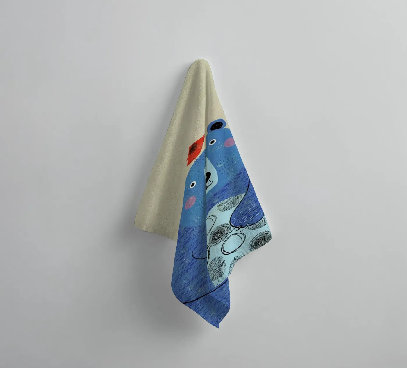 Bear towel by Rocket68