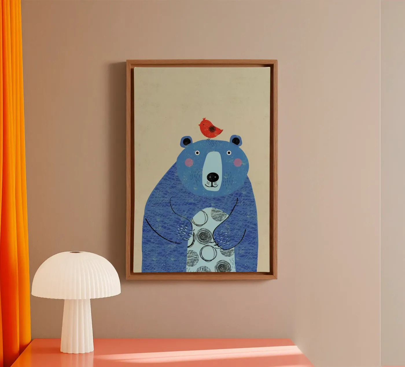 Bear Leinwand von Rocket68