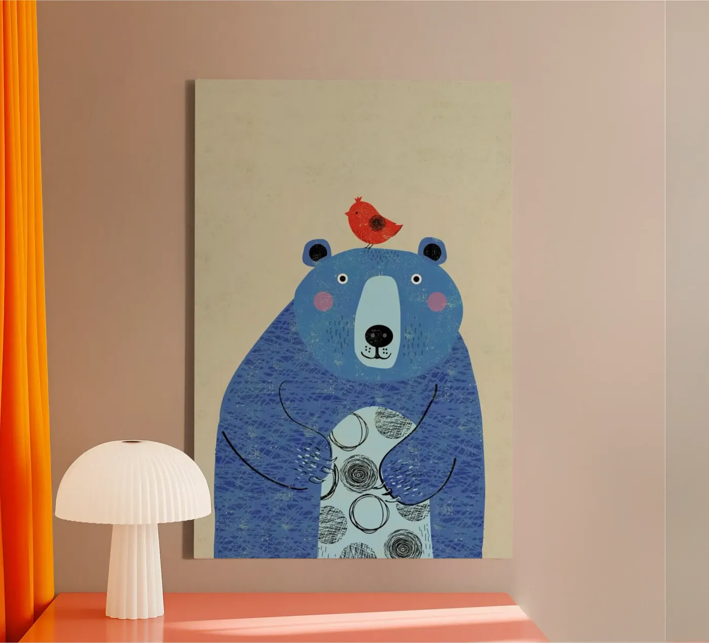 Bear Leinwand von Rocket68