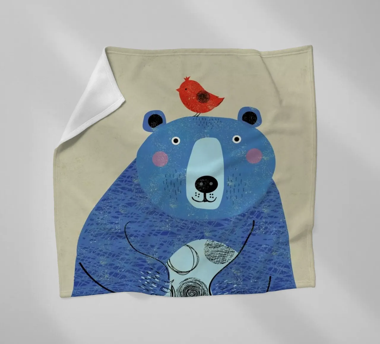 Bear Fleecedecke von Rocket68