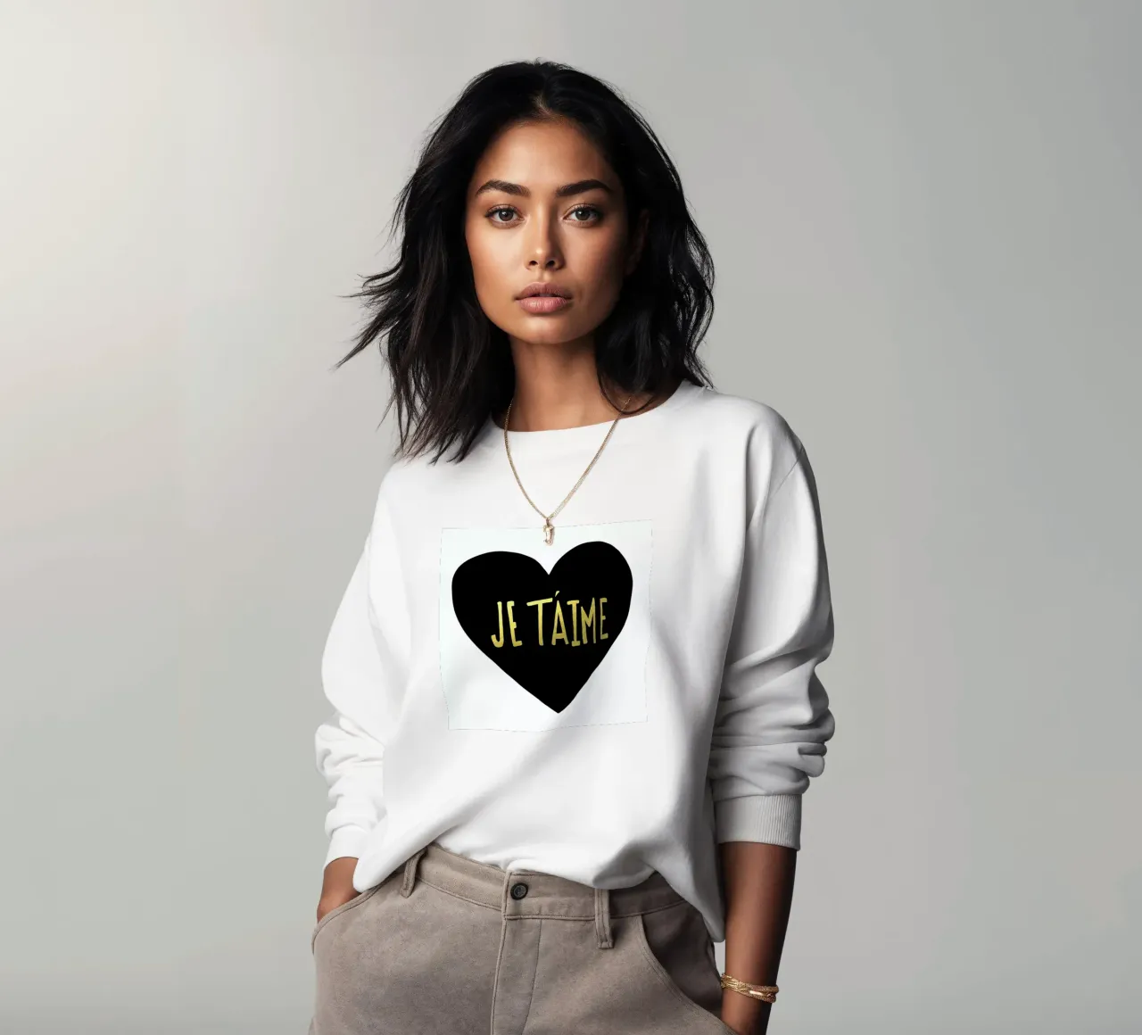 Je t'aime felpa da Leah Flores